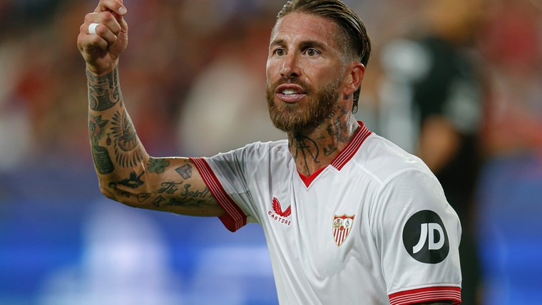 Sevilla-primeur voor Ramos: eigen kaartenrecord in La Liga aangescherpt