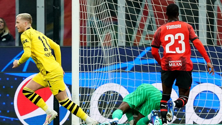 Dortmund succesvol in poule des doods, PSG ontsnapt in 98ste minuut