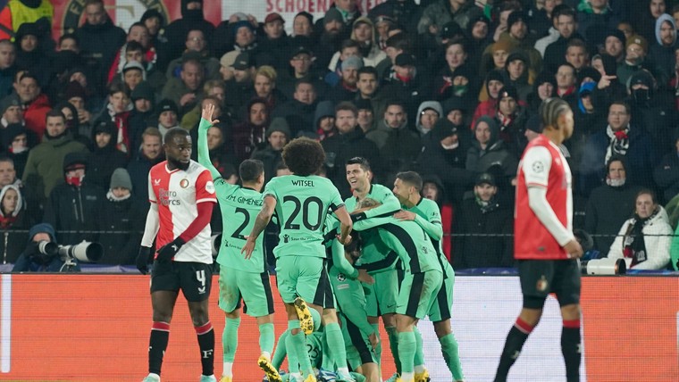Feyenoord ligt uit Champions League na nederlaag tegen Atlético Madrid