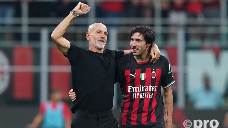 AC Milan-coach benadrukt voor pikant duel: 'Wist niets van Tonali's probleem'