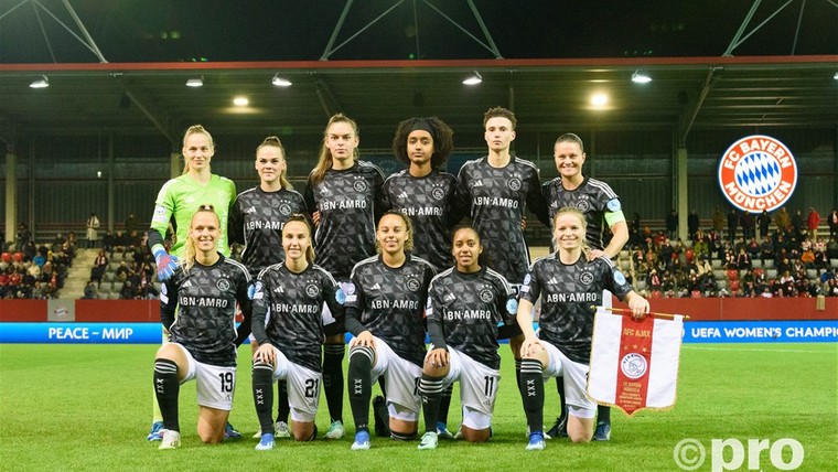 Ajax Vrouwen herstelt zich knap van dramatische start tegen Bayern