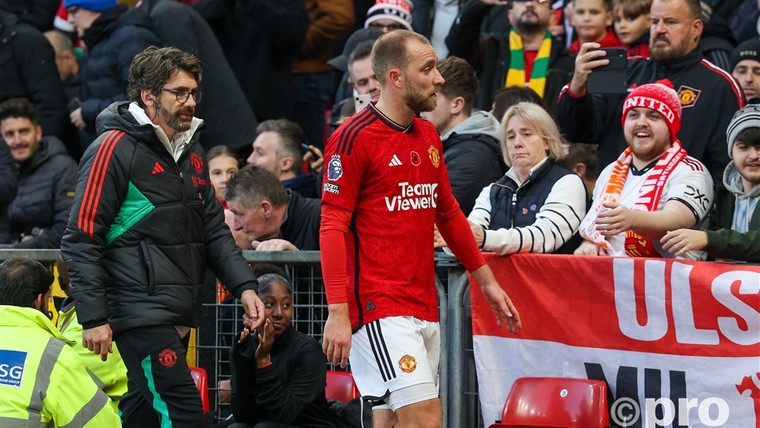 Eriksen bezorgt Ten Hag opsteker bij geplaagd Manchester United