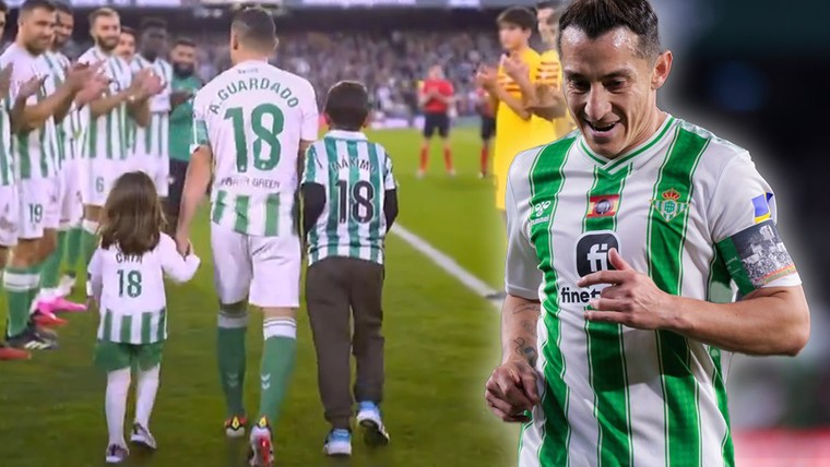 Guardado (37) krijgt groots afscheid met erehaag bij Real Betis
