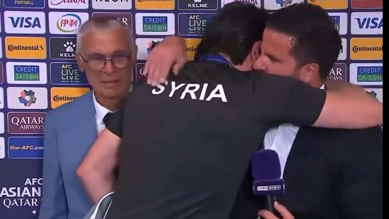 Prachtige beelden: Syriërs tot tranen toe geroerd na succes op Azië Cup