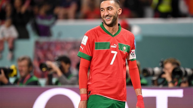 Ziyech schiet Marokko naar groepswinst, Zuid-Afrika volgende opponent