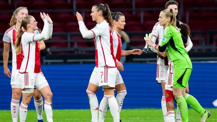 Ajax Vrouwen hebben één zege nodig voor Champions League-vervolg