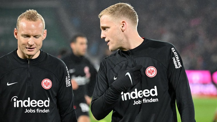 Eintracht Frankfurt schrijft Van de Beek niet in voor Conference League