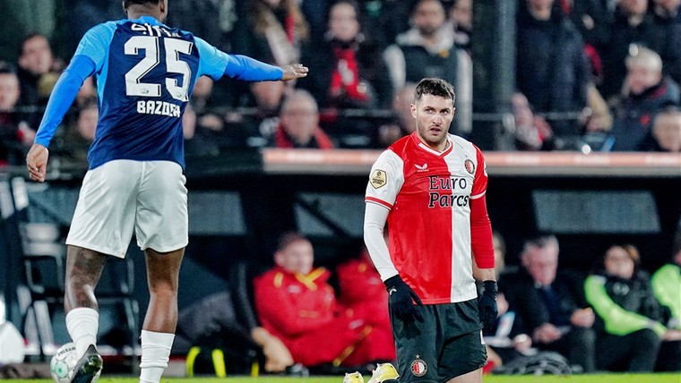 Feyenoord mist topscorer Giménez in derby, Slot komt met goed nieuws