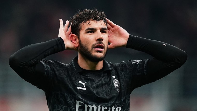 AC Milan dankt matchwinner Theo Hernández en haakt aan in Serie A