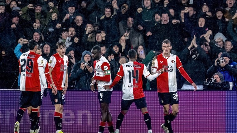 Wieffer bevrijdt kansen missend Feyenoord tegen tiental RKC