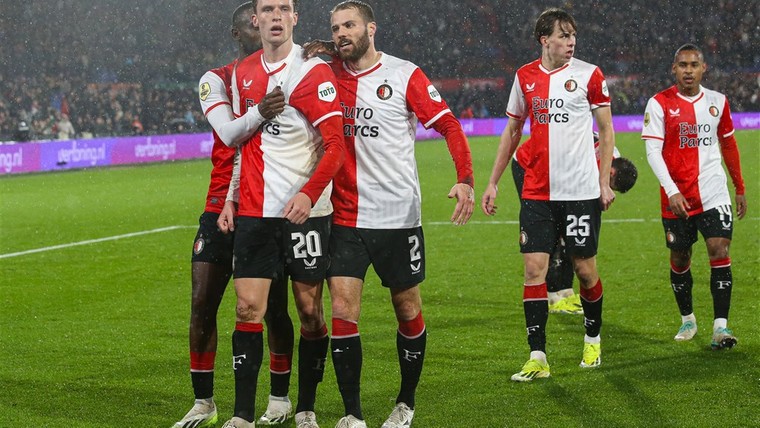 Matchwinner Wieffer is blij met geduld van Feyenoord en looft niet scorende spitsen