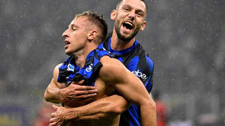 De Vrij scoort voor winnend Inter in duel met gouden randje voor Martínez 
