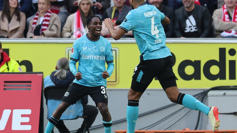 Frimpong en Grimaldo houden Leverkusen op titelkoers