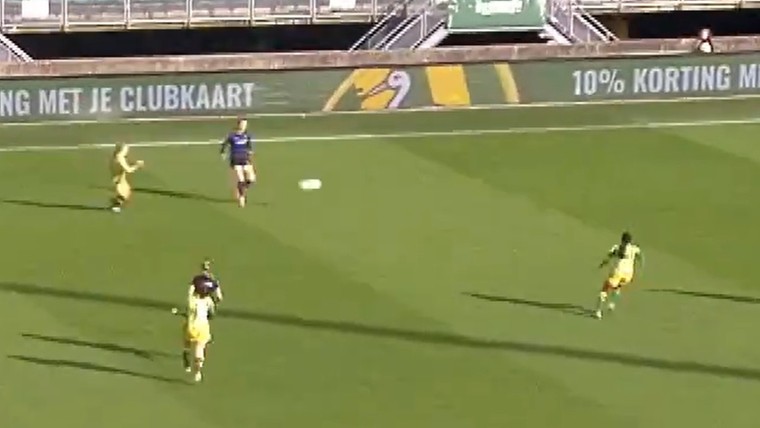 Merkwaardig eigen doelpunt in Vrouwen Eredivisie