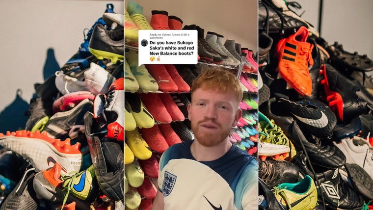 Engelse man heeft ongekende verzameling voetbalschoenen: 'Is 40.000 euro waard'