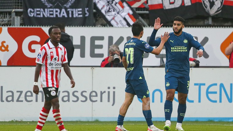 PSV mist Lozano en Saibari in Rotterdam