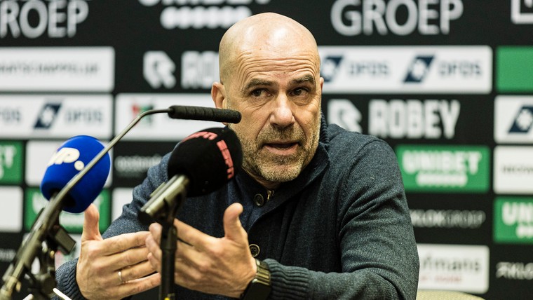 Bosz volgde duel Feyenoord niet: 'Zat met Earnest te eten' 