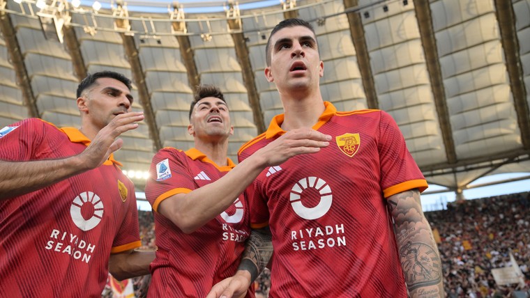 AS Roma doorbreekt negatieve derbyreeks en houdt zicht op Bologna