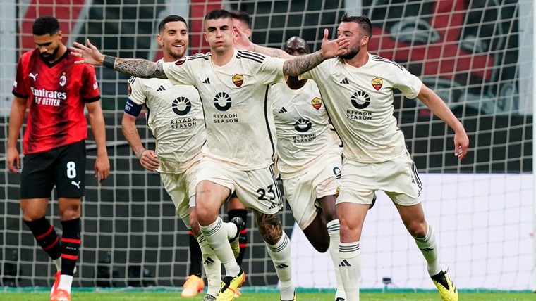 Roma frustreert na Feyenoord ook Milan, late dubbelslag Leverkusen