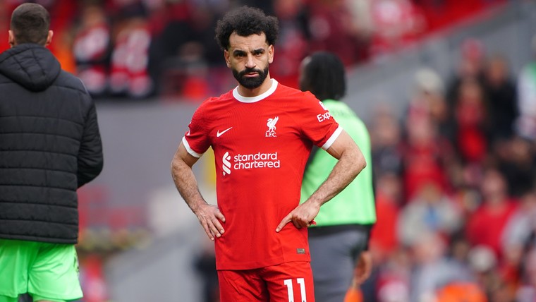 Kritiek op Salah na nieuwe uitglijder Liverpool: 'Hij is al een paar weken afwezig'