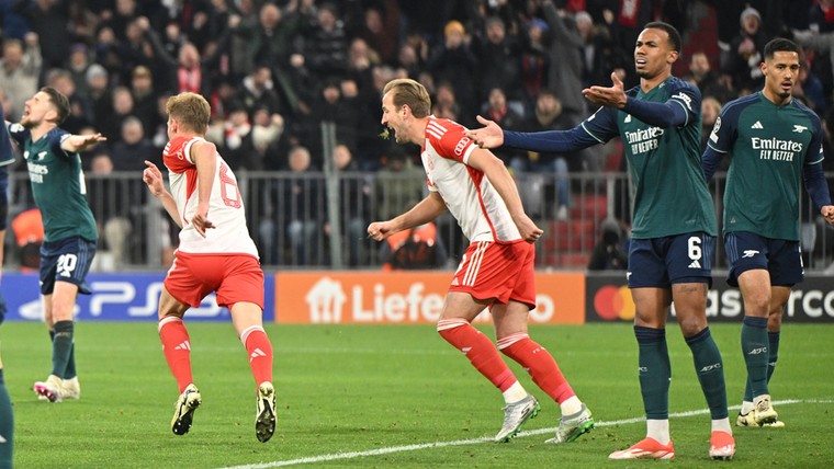 Sterk Bayern schakelt Arsenal uit en meldt zich bij de laatste vier