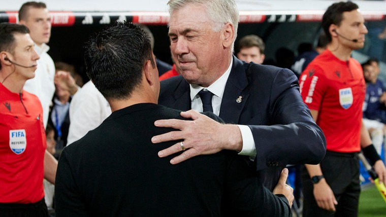 Ancelotti reageert op kritiek van Xavi en onvrede Vinícius na wissel