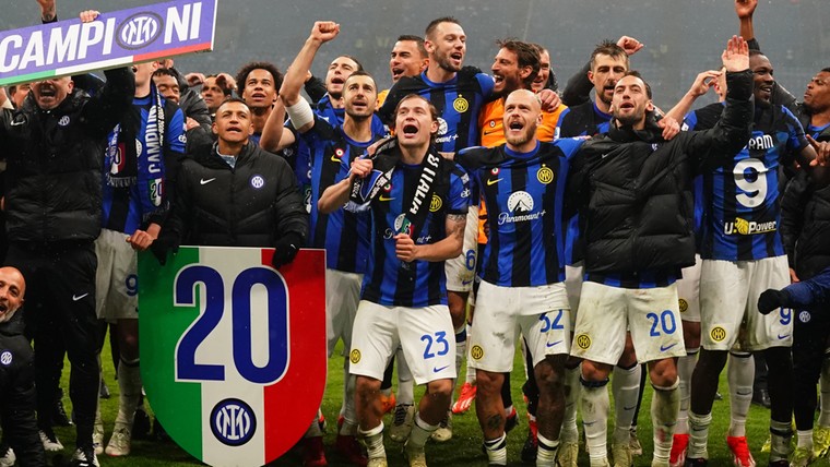 Harde techno en Juve-spandoek: Milan probeerde feestje Inter te verpesten
