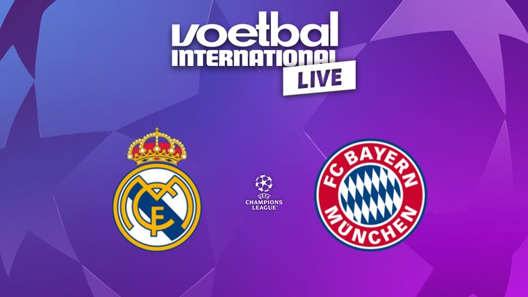 VI Live: Real en Bayern vechten om CL-finale tegen Dortmund