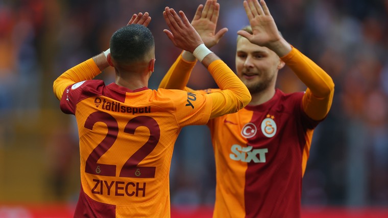 Het Eredivisie-aandeel in de titel van Galatasaray