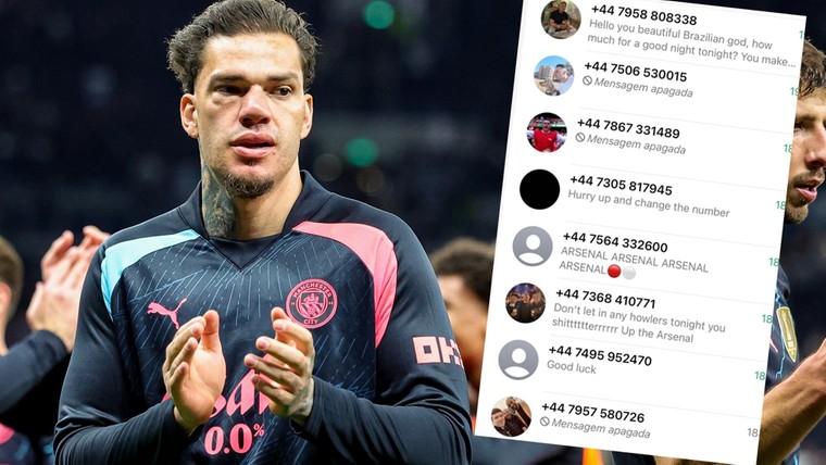 Uitgevallen Ederson kan weer lachen na zege en berichten van Arsenal-fans