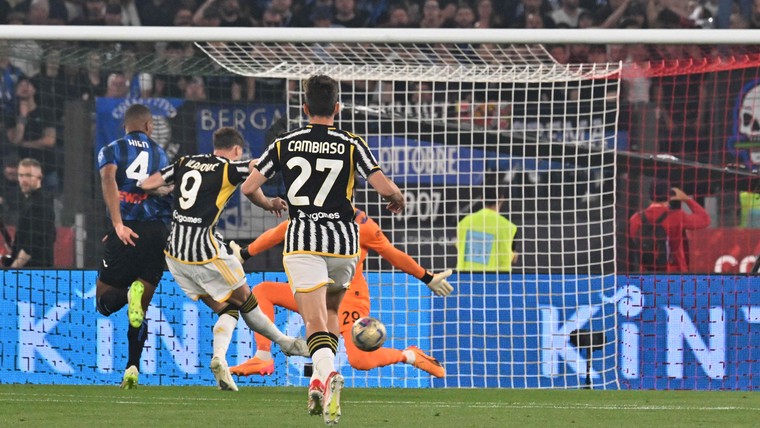 Vroege goal van Vlahovic bezorgt Juventus de Coppa Italia