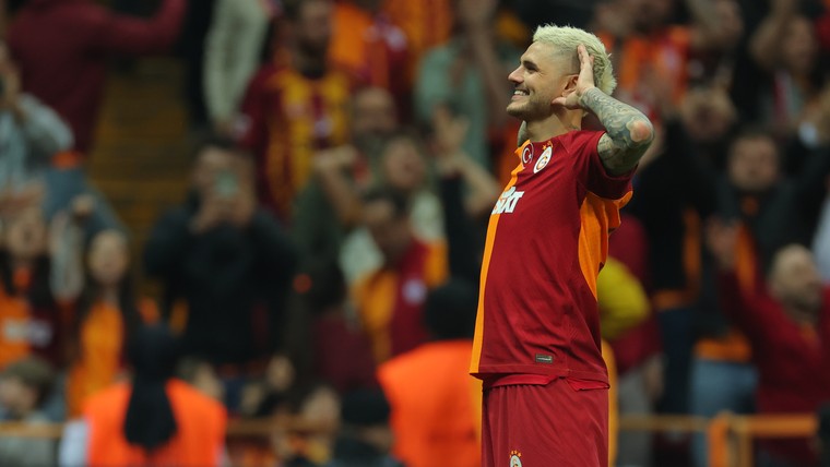 Icardi wijst Galatasaray de weg naar landstitel met fabuleuze hakbal