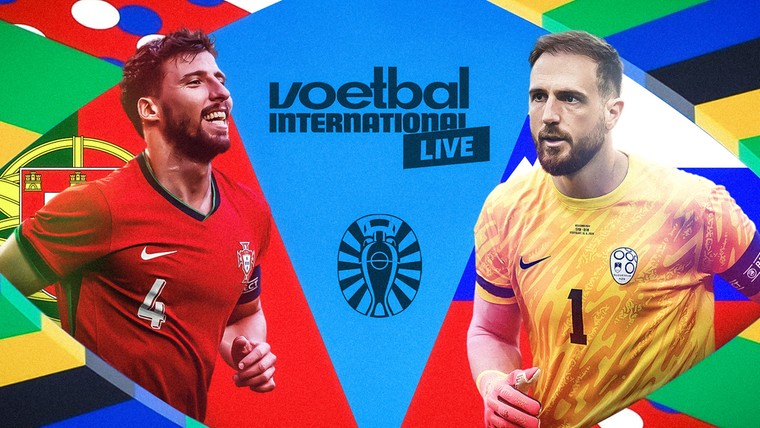 VI Live: Ronaldo mist flinke kans in slotfase van Portugal - Slovenië