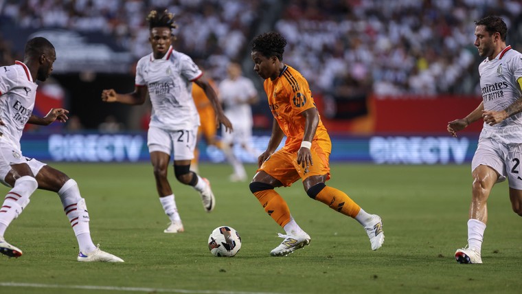 Real Madrid en Endrick niet opgewassen tegen 'oefenreuzendoder' Milan