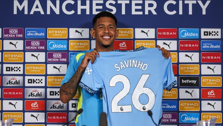 Savinho haalt Nederlandse ervaring aan bij presentatie bij Manchester City