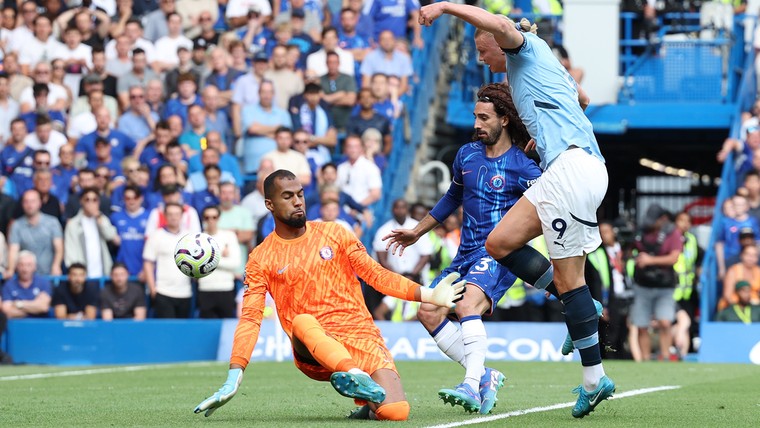 Haaland eist in jubileumwedstrijd hoofdrol op bij winnend Man City