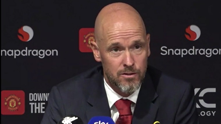 Zo reageert Ten Hag op keiharde kritiek tijdens de persconferentie