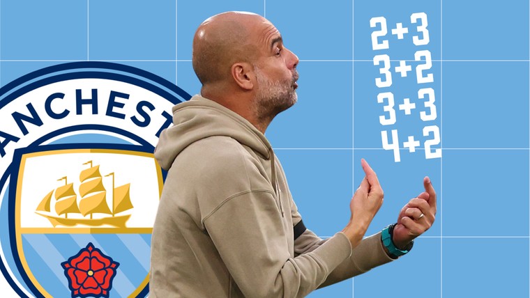 Pep Guardiola praat nooit over 4-3-3