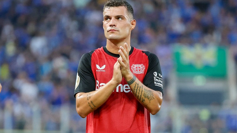 Gefrustreerde Xhaka kritisch op 'mindset' Leverkusen na nieuwe ontsnapping