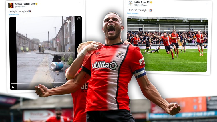 Luton Town slaat terug na bijdehante social post van rivaal