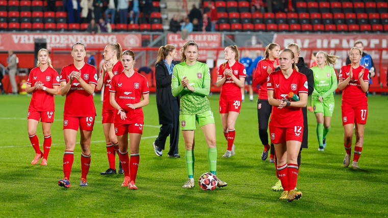 Vrouwen FC Twente gewogen en veel te licht bevonden