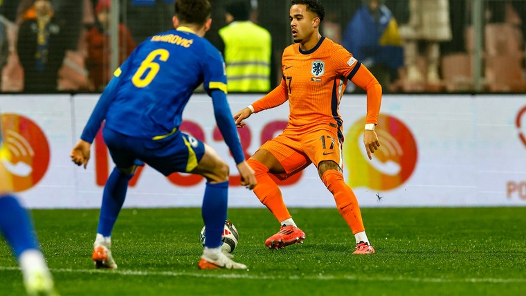 Kluivert na zes jaar weer terug in Oranje: 'Ik ben een andere Justin Kluivert'