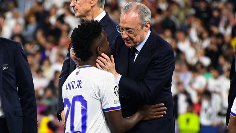 Florentino Pérez spreekt: 'Rodri verdiende een Gouden Bal, maar niet dit jaar'