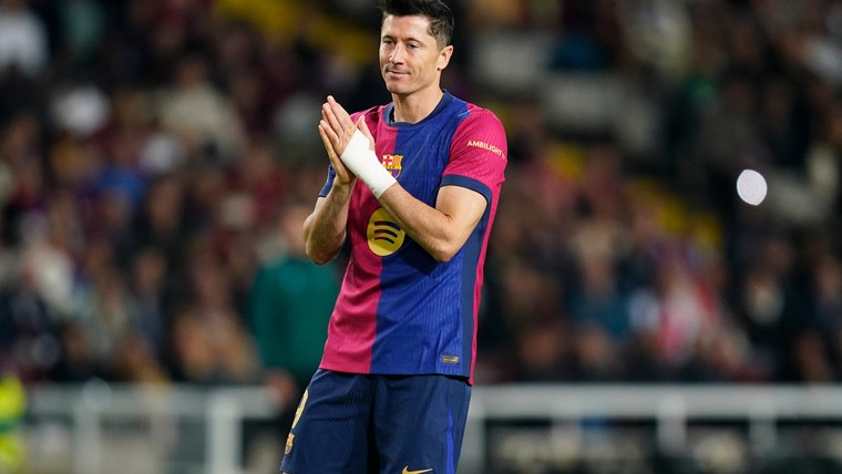 Lewandowski treedt met speciale goal in voetsporen Messi en Ronaldo