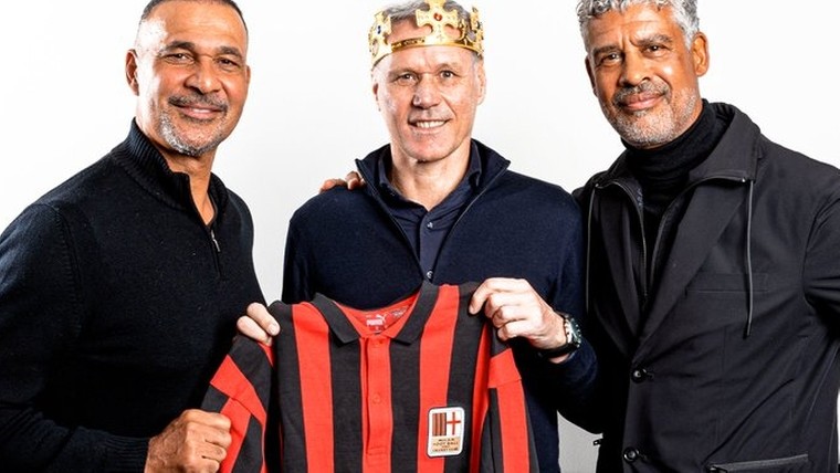 Van Basten, Rijkaard en Gullit kopiëren iconische foto rond feestwedstrijd AC Milan