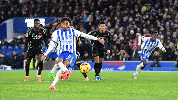 Arsenal kan druk op Liverpool niet verhogen op bezoek bij Brighton