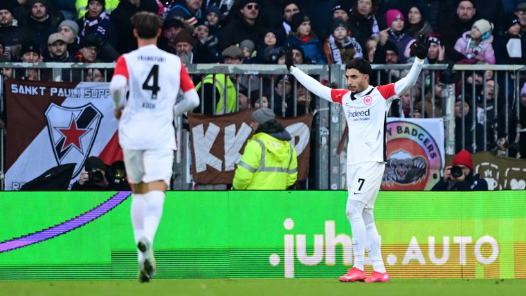 City-target Marmoush schiet Frankfurt te hulp, Mainz vervolgt knappe reeks
