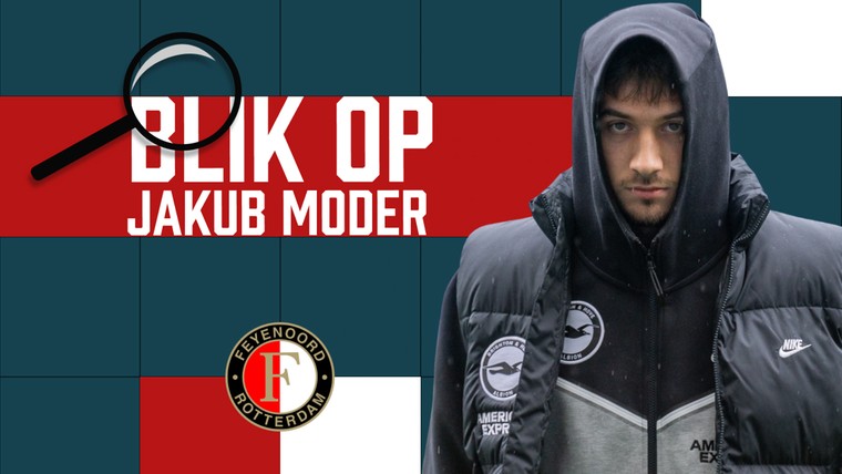 Jakub Moder staat model voor nieuw beleid Feyenoord