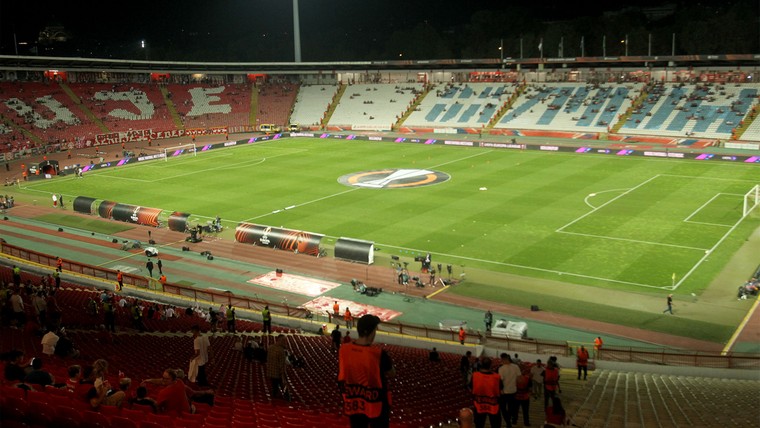 Het Marakana van Servië: dit is het beruchte stadion van Rode Ster