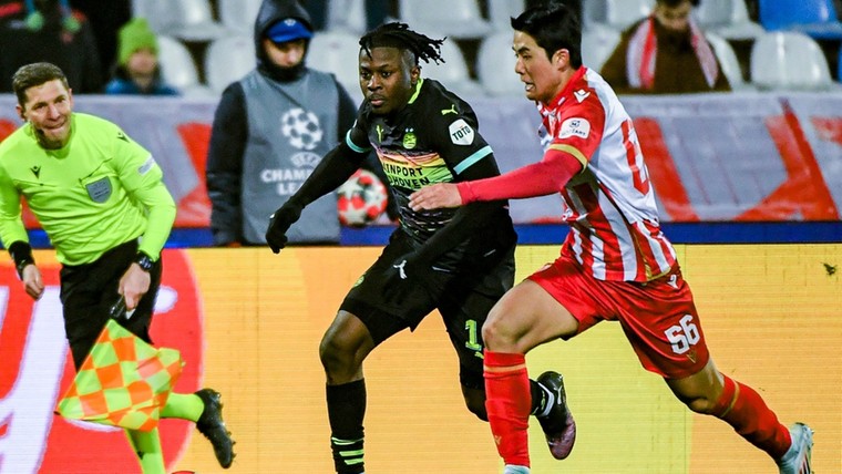 Rode Ster baalt na nederlaag tegen PSV: 'De Jong was grootste bedreiging'
